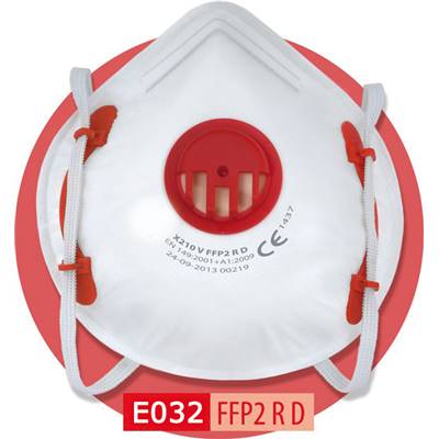 Masque anti-poussière FFP2 SL Coque Valve (Boîte de 10)