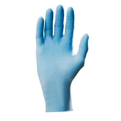 Gants Nitrile Bleu poudré par 100 pièces